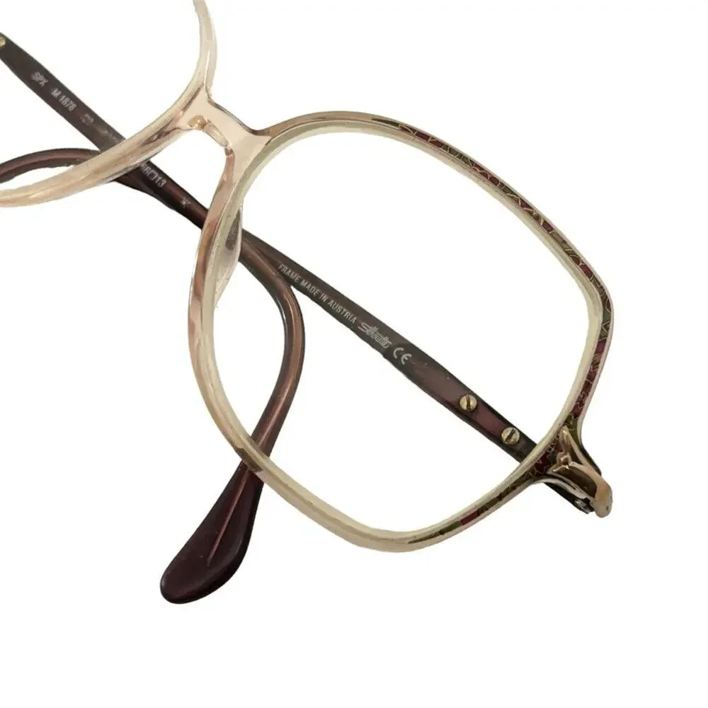 VTG SILHOUETTE M1878 Square Glasses Frames 70s 80s Made in Austria